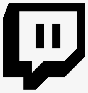 Twitch Icon Png Banner Royalty Free Download - Black Twitch Logo Png