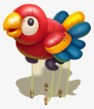 Inflatable Parrot - Macaw