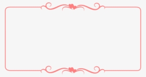 Right Border Of Heart Microsoft Word Document - Vintage Border Pink Png
