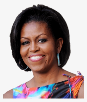 Michelle Obama Smiling Png - Michelle Obama Fake Eye