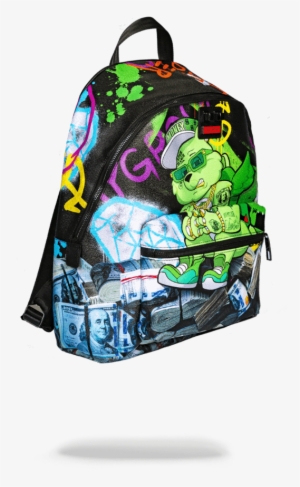 Sprayground- Money Bear Stacks Backpack - Diaper Bag