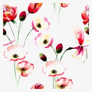Flowers Watercolor Painting Floral Design Background - Good Things Come To Those Who Wait Better Things Come