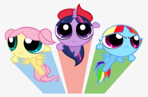 Plectrumpony, Blossom , Bubbles (powerpuff Girls), - Rainbow Dash Mlp Powerpuff Girls