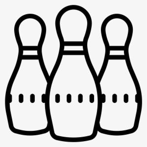 Bowling Pins Icon - Bowling