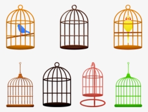 Birdcage, Birds, Colorful, Cage, Animal - Bird