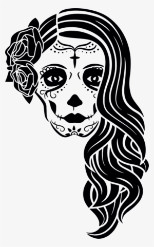 La Calavera Catrina Day Of The Dead Skull Drawing - She Did It (a Short Story)