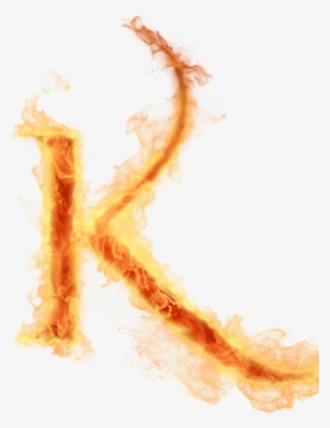 K Alphabet Png - Fire Letters Az Png