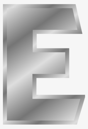 Effect Letters Alphabet Silver Clip Art At Clker Com - Letter E Gold Clipart