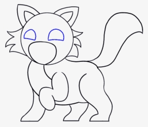 How To Draw A Cartoon Cat - Draw A Cartoon Cat
