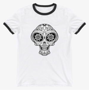 Alien Sugar Skull Ringer Tee - Vote For Beto Shirt