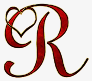 Valentine Capital Letter R - R Letter
