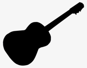 Imagen Gratis En Pixabay - Silueta De Una Guitarra