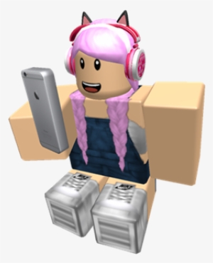 Girl Sitting Down - Roblox Girl With Phone