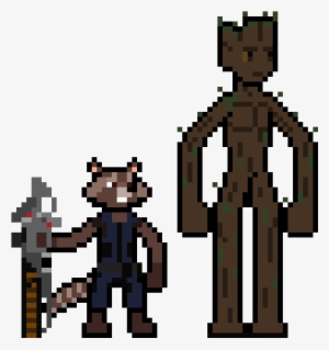 Rocket Raccoon And Teenage Groot - Rocket Raccoon
