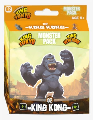 Owned By King Kong, The Beauty Card Gives Him One Extra - King Of Tokyo Monster Pack