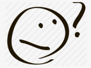 Confused Emoticon - Transparent Confusion Clip Art