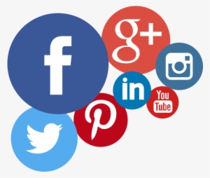 Social Icons Circles - Social Media Icons Horizontal