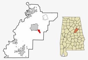 Alabama State Map Image Talladega County