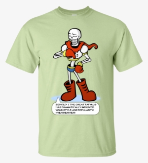 Undertale Shirt Cool Papyrus Taleauto - I'd Rather Be Fishing - I Love Fishing - Gift For Fishing