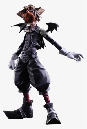 Disney Collectible Figure Sora Halloween Town Version - Square Enix Kingdom Hearts Ii Sora Play Arts Kai Action