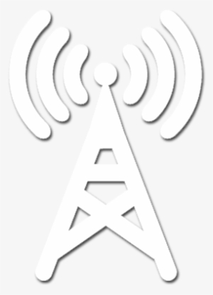 The Power Of Radio - Radio Tower Png White