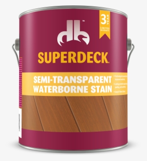 Semi-transparent Waterborne Stain - Cool Feel Deck & Dock Wood Stain, Deep-tone Base,