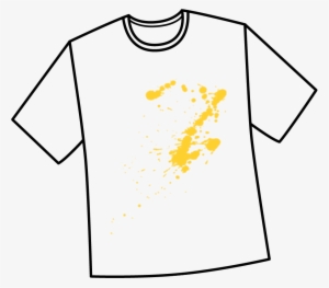 squeeze the mustard to get started - t shirt stained png