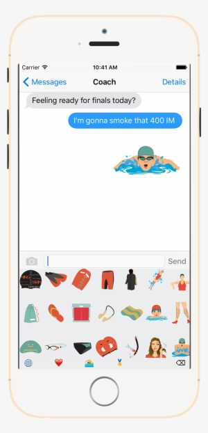 An Iphone App With Emojis For Every Swimming Situation - Emoji