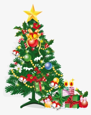 Arbol De Navidad Vector Png Clip Art Freeuse - Buon Natale Tile Coaster