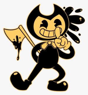 Bendy1 By Maskarie-dazo1cw - Bendy With An Axe Transparent PNG ...