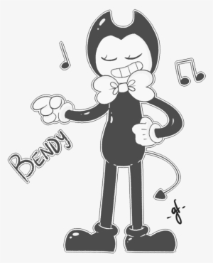 Bendy And The Ink Machine Dance Drawing Fan Art - Bendy The Dancing Demon Gif