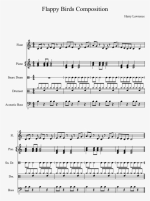 Flappy Birds Composition Sheet Music Composed By Harry - Music