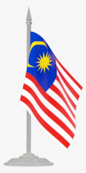 Flag With Flagpole Malaysia Png - Central African Republic Flag Png