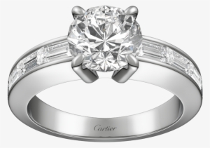 N4185200 0 Cartier Engagement Rings Rings 1,000×1,000 - Semi Mounted Engagement Ring
