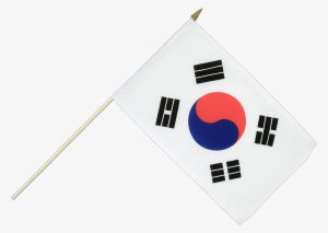Stick Included For Flag-waving - South Korean Flag Png