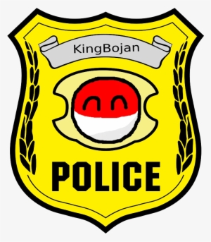 Police Badge Kingbojan - Police Badge Coloring Sheets