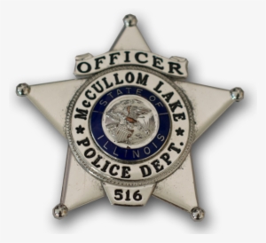 Police Badge - Mccullom Lake