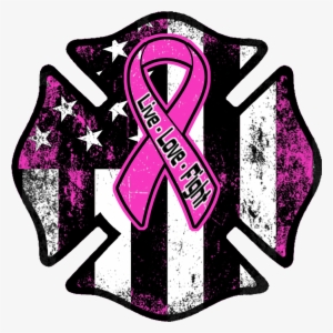 Breast Cancer Awareness Firefighter Decal - 2018 Ems Breast Cancer Awareness