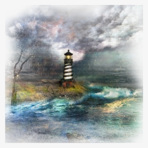 Soave Background Transparant Summer Sea Lighthouse