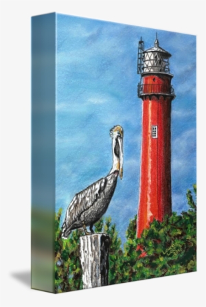 Jupiter Inlet Lighthouse By Laura Lee Art Clip Art - Jupiter Inlet Lighthouse & Museum