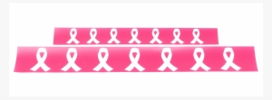 Breast Cancer Awareness Ribbons Inserts For Lumisign - Carmine