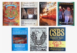 Lewes Bonfire Society Programmes - Sussex Bonfire Societies