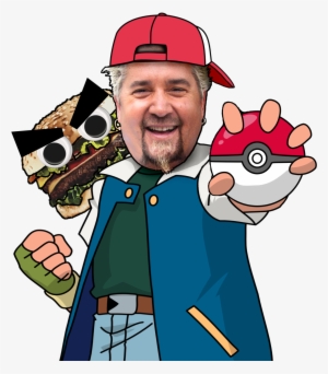 This Is Guy Fieri As Ash Ketchum Or “red” From The - Pokemon Ash