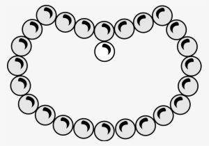 Open - Pearl Necklace Png Vector