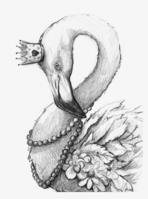 Click And Drag To Re-position The Image, If Desired - Black And White Flamingo Drawing
