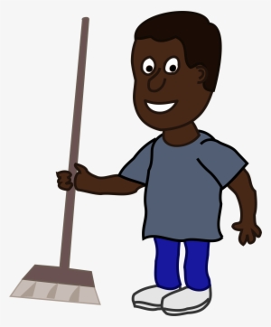 This Free Icons Png Design Of African Man With Broom