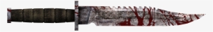Chance's Knife - Combat Knife With Blood