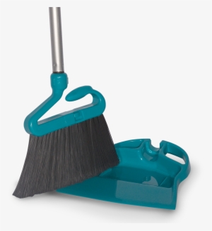 Small W/ Attached Dust Pan - Broom And Dustpan Png