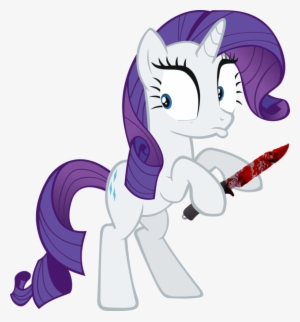 Bloody Knife, Female, Knife, Pony, Rarity, Semi-grimdark, - Pony Friendship Is Magic Rarity