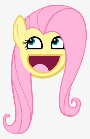 Fluttershy Awesome Face By Wakabalasha-d3dee3f - My Little Pony Happy Face